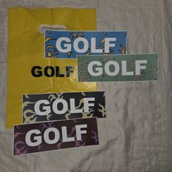 GOLF WANG stickers 