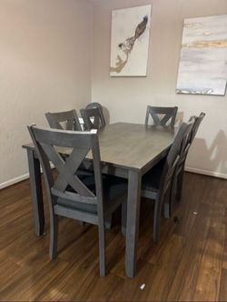 6 Chair Table Set for Sale