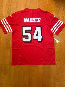Red 49ers Warner jersey