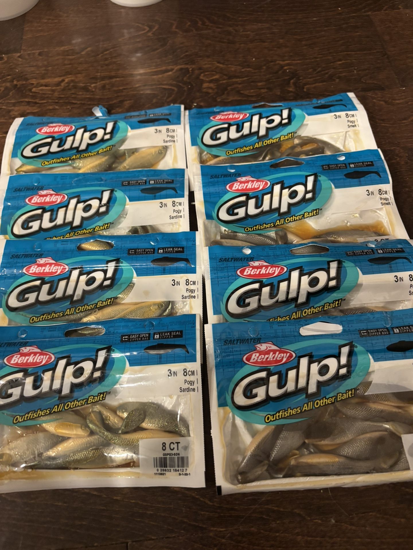 Berkeley Gulp Pogy - Sardine/Smelt Combo