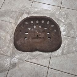 Antique Metal Tractor Seat