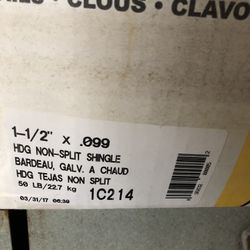 NAILS 1-1/2”x.099 NON SPLIT SHINGLE NAILS