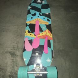 Mushroom Wrapped Longboard