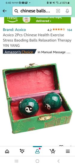 Chinese stress relieve hand exercise balls therapy