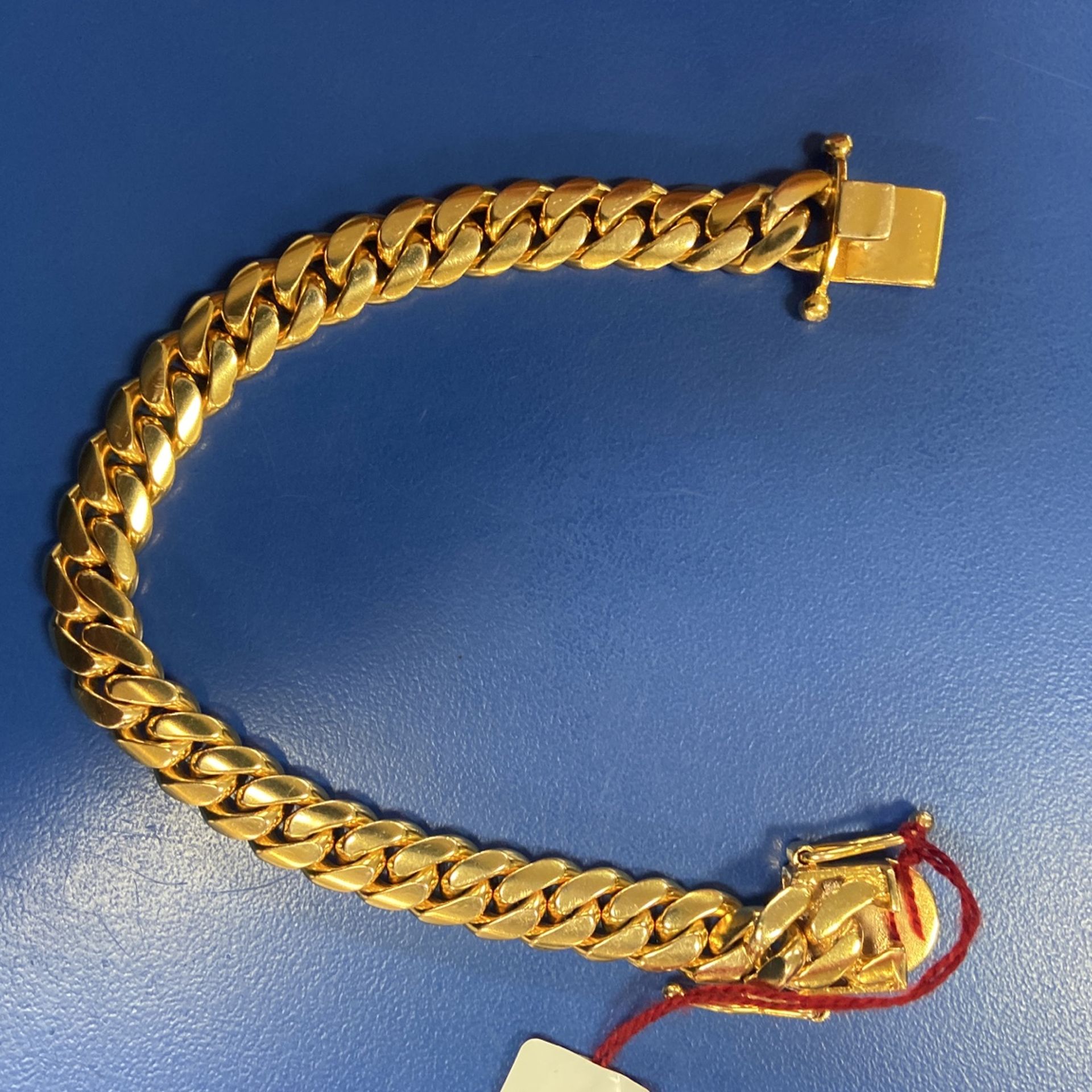 9' 10kt Grams 10mm Miami Cuban Link Bracelet