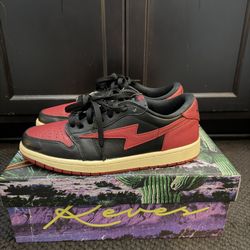 KOOL KIY Red and Black Low Top Size 9