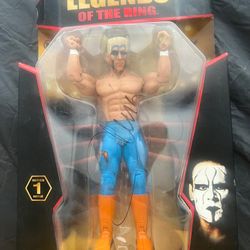 NWA Wrestling Legends of the Ring Series 1, Jakk’s Pacific, Sting, autographed 
