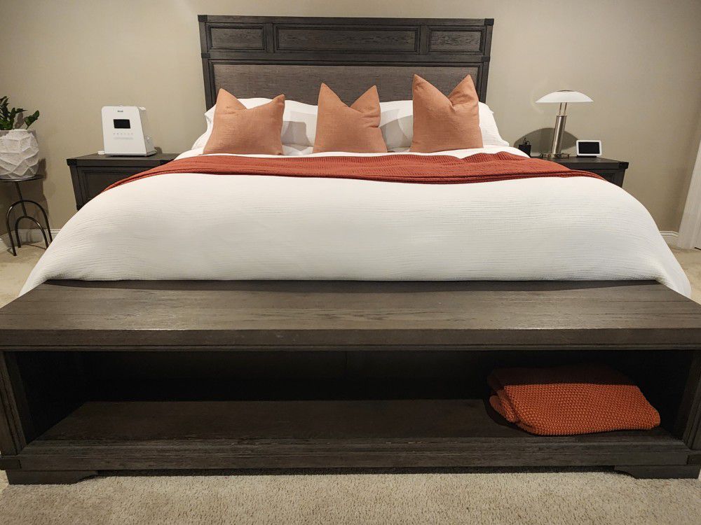 King Size Bed  With Bench