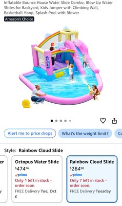 Toddler water slide