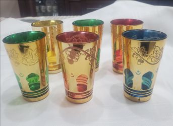 Vasos de Té comprados en Marruecos
