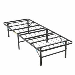 New twin size mattress and metal bed frame, asking $100 firm , cash only puo on 59th Ave in camelback