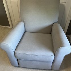Light Gray Nursing Chair 