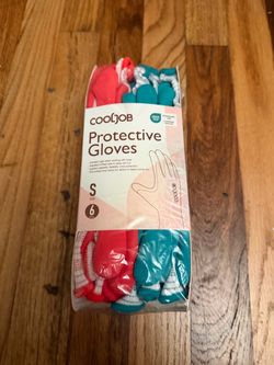 COOLJOB Protective Gloves 6 Pairs Size Small