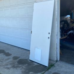 Back Door With Doggie Door