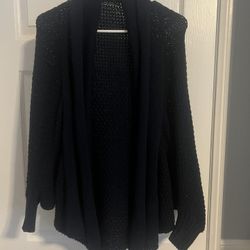 One size fits most navy blue cardigan by Hippie