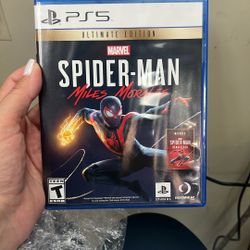 Sony ps5 PlayStation 5 Marvel's Spider-Man: Miles Morales Ultimate Edition video game 
