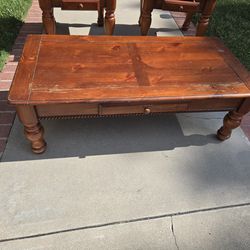 Free wooden coffee table