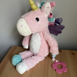 Large Pink Unicorn Baby Plush 