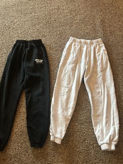 Teen Girl white fox and brandy melville Sweatpants