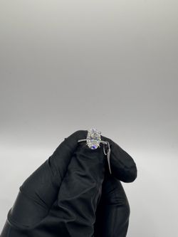 4ct Moissanite Diamond Ring (size 7)
