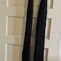 New Womans Long Cable Knit Scarf W/ Fringe