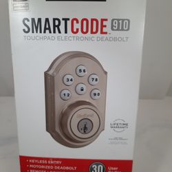 Kwikset Smartcode 910 Touchpad Electronic Deadbolt 99100-005
