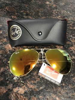 Ray Bans Aviator Sunglasses New!