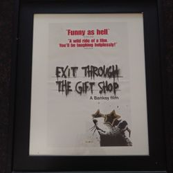 Banksy Street Art Poster Exit Through The Gift Shop
