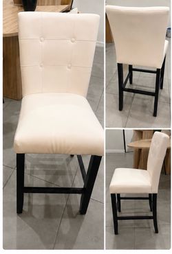 White Bar Height Chair – $10