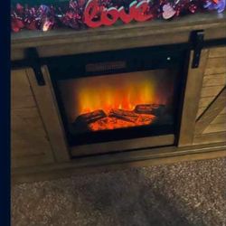 Fire Place Tv Stand 