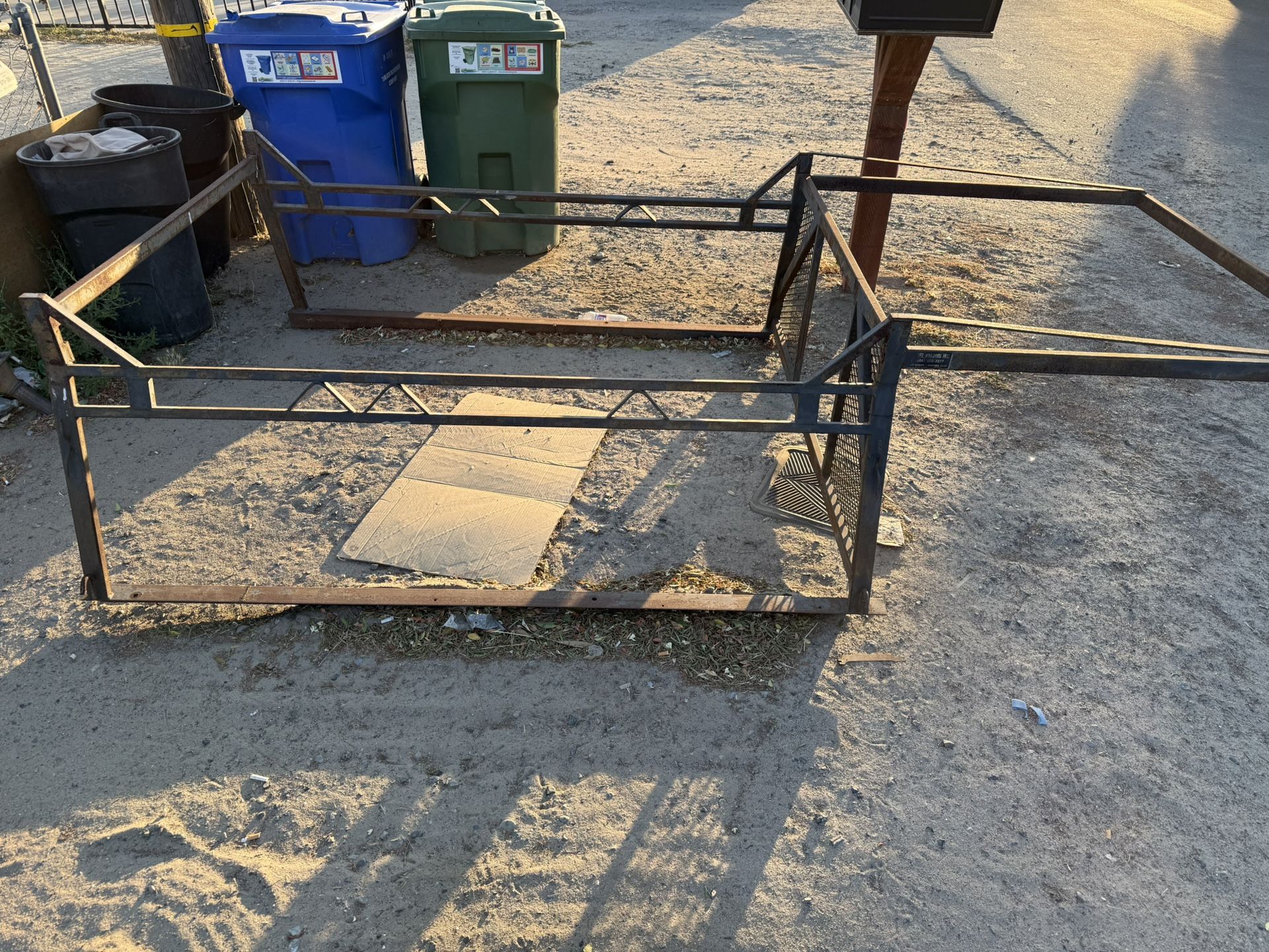Tool rack for 6 foot short bed