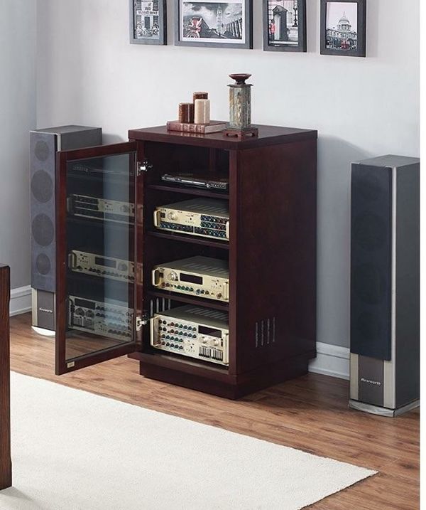 Brand New Never Used Bell O Atc402 Audio Video Component Cabinet Brand New Never Used Bell O Atc402 Audio Video Component Cabinet Dark Espresso