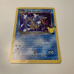 1995 Dark Gyarados, 25th Anniversary Card