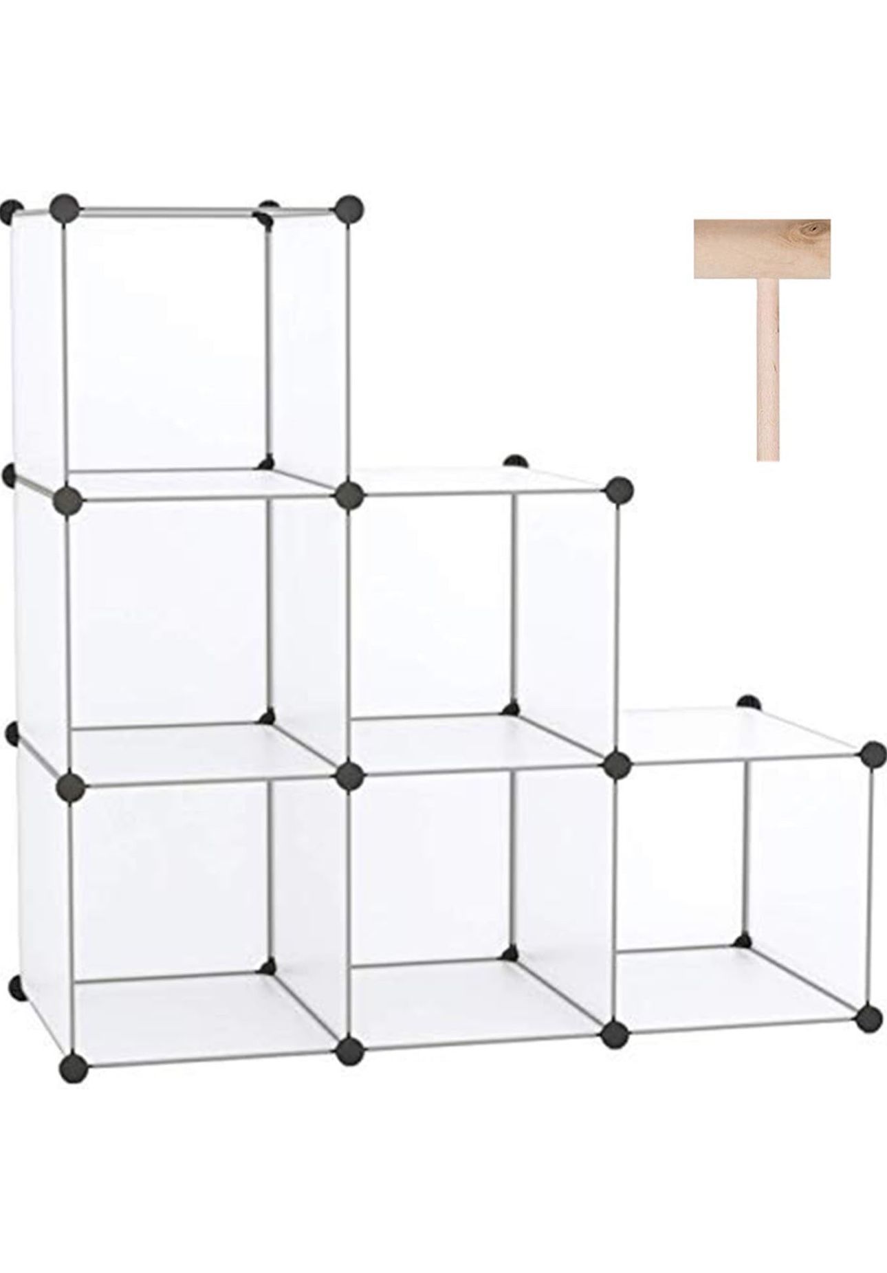 Cube Storage/Closet Cabinet, DIY Plastic Modular Book Shelf,