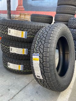 275/60/20 GOODYEAR TRAIL AT 4 NEW TIRES INSTALLED ✅ INSTALADAS ✅