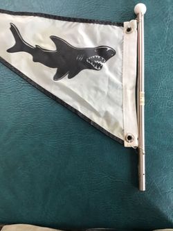 BOAT BOW BURGEE 1/2” By 14” Height  Burgee Is 16 “