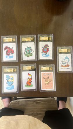POKEMON TARUKA LOT OF 7 PRESTINE 10 CGC