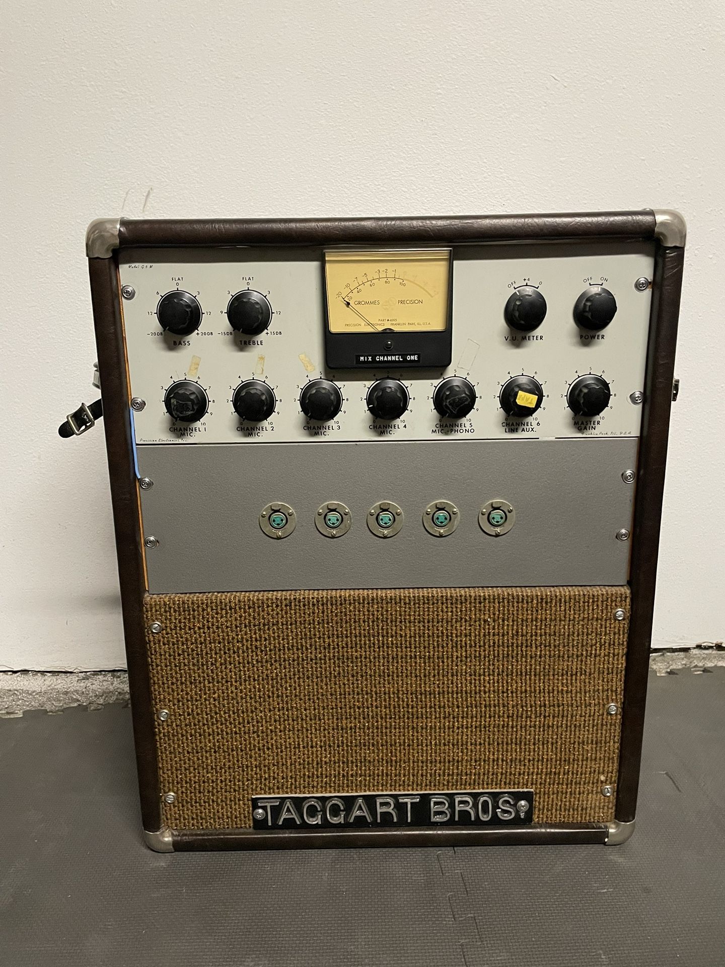 Grommes Precision G5M Microphone Preamp Tube Mixer Western Electric and Dynaco MKiii Tube Amp/two KT88 Genalex England