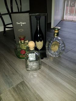 EMPTY ALCOHOL BOTTLES 