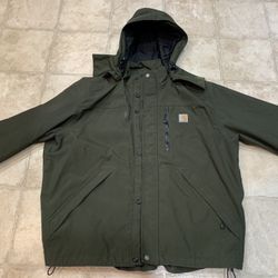 Carhartt Storm Defender Jacket, Men’s Large