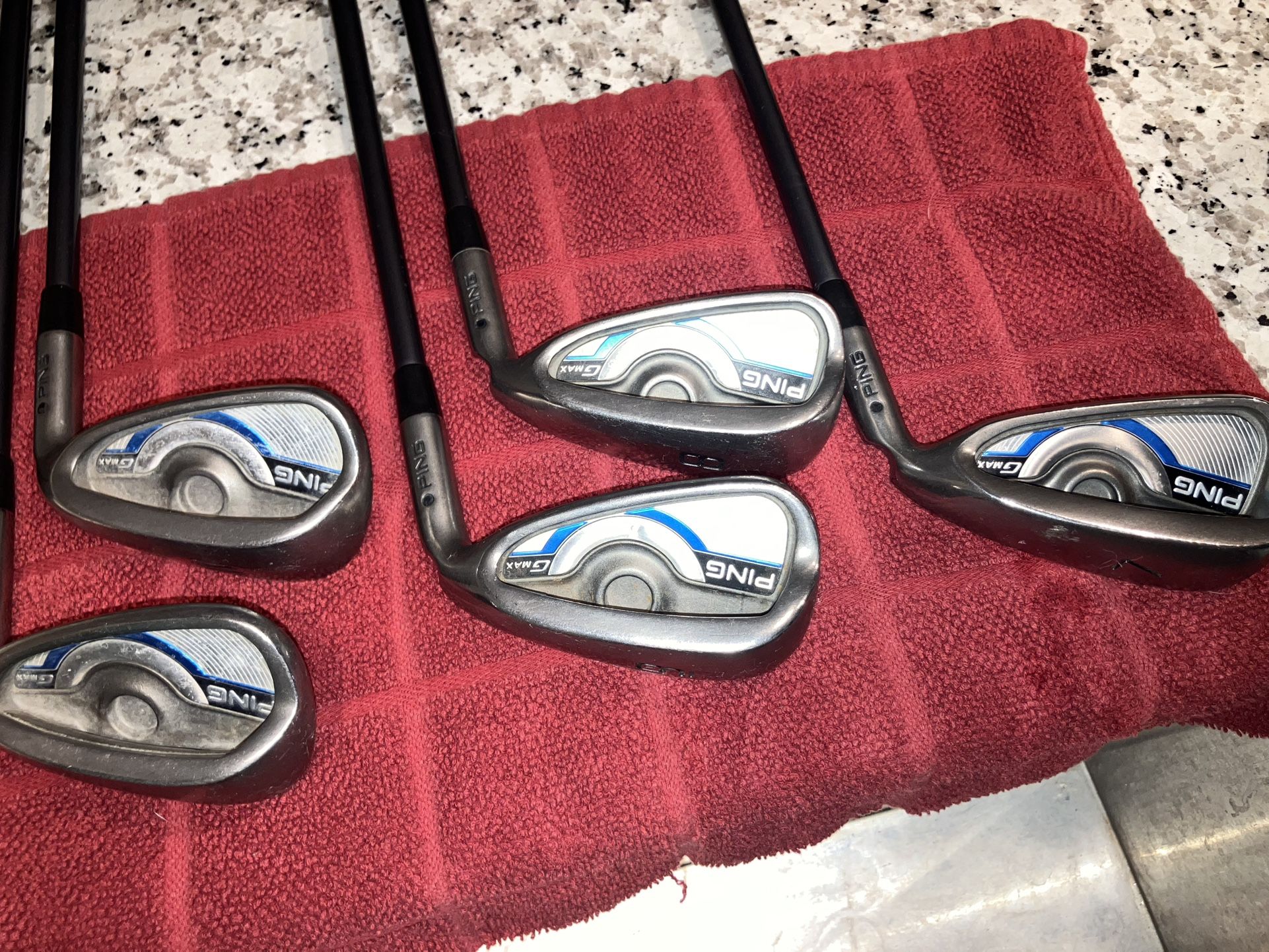 Ping Gmax iron Set 7-UW Black Dot