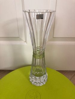 Mikasa Slovenia 13" Crystal Vase with sticker