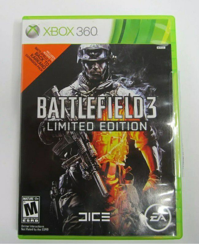 Battlefield 3 Xbox 360 Game Xbox One Compatible Military Shooter War