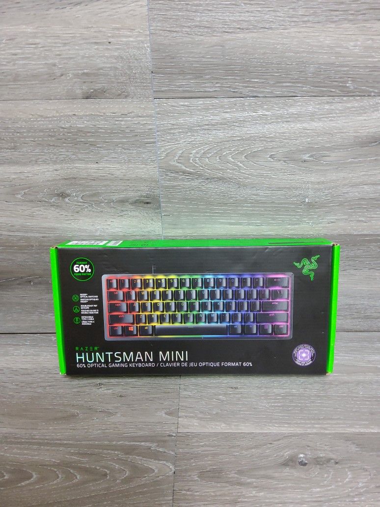 Razerhuntsman Mini 60% Gaming Keyboard Chroma Rgb Black BRAND NEW