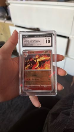 CGC 10 Charmeleon Japanese Pokémon 151 Master Ball Reverse Holo