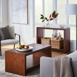 Brand New Threshold Fullerton Wood Coffee Table 