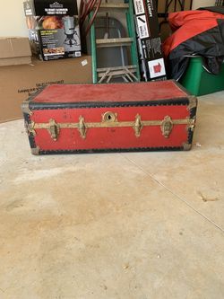 Decorative antique chest