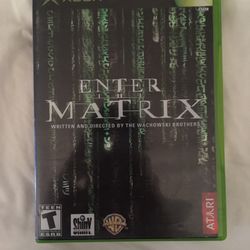 xbox original enter the matrix . game 