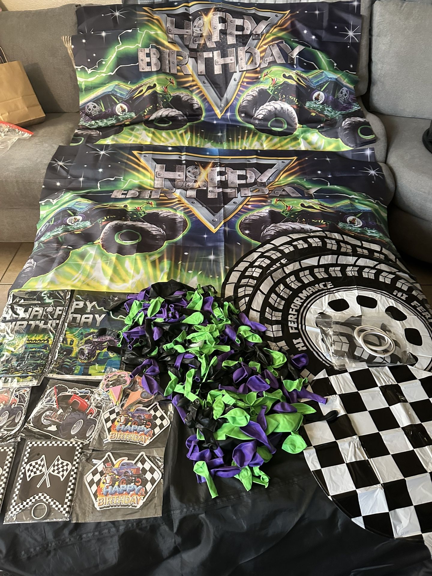 Monster jam party supplies