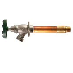 Arrowhead Brass Arrow-Breaker Anti-Siphon Frost Proof 4 in. Sillcock Valve 1/2 in. MIP or 1/2 in. SWT. Quick-Turn Lead-Free Brass=D2-630